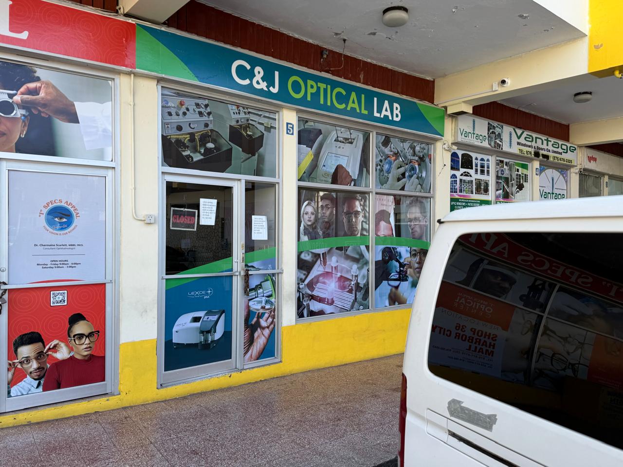 C&J Optical Lab technician